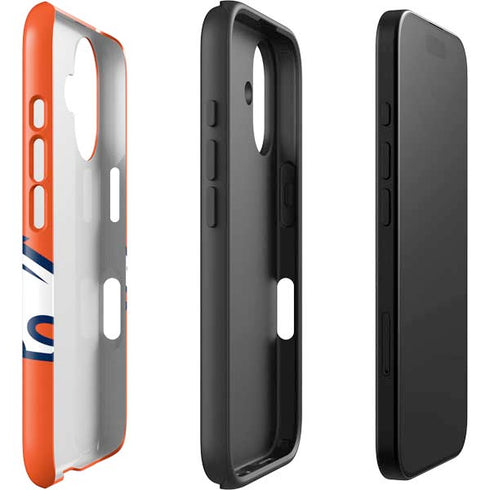 NFL Denver Broncos Large Logo iPhone 16 Plus Impact Case